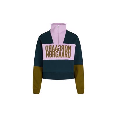 Mads Nørgaard Tally Block Sweatshirt Multi Lavendula - Shop Online